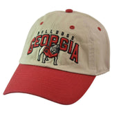 Georgia Bulldogs Vintage NCAA Natural Mass Bold City Fan Favorite Clean Up Hat by '47